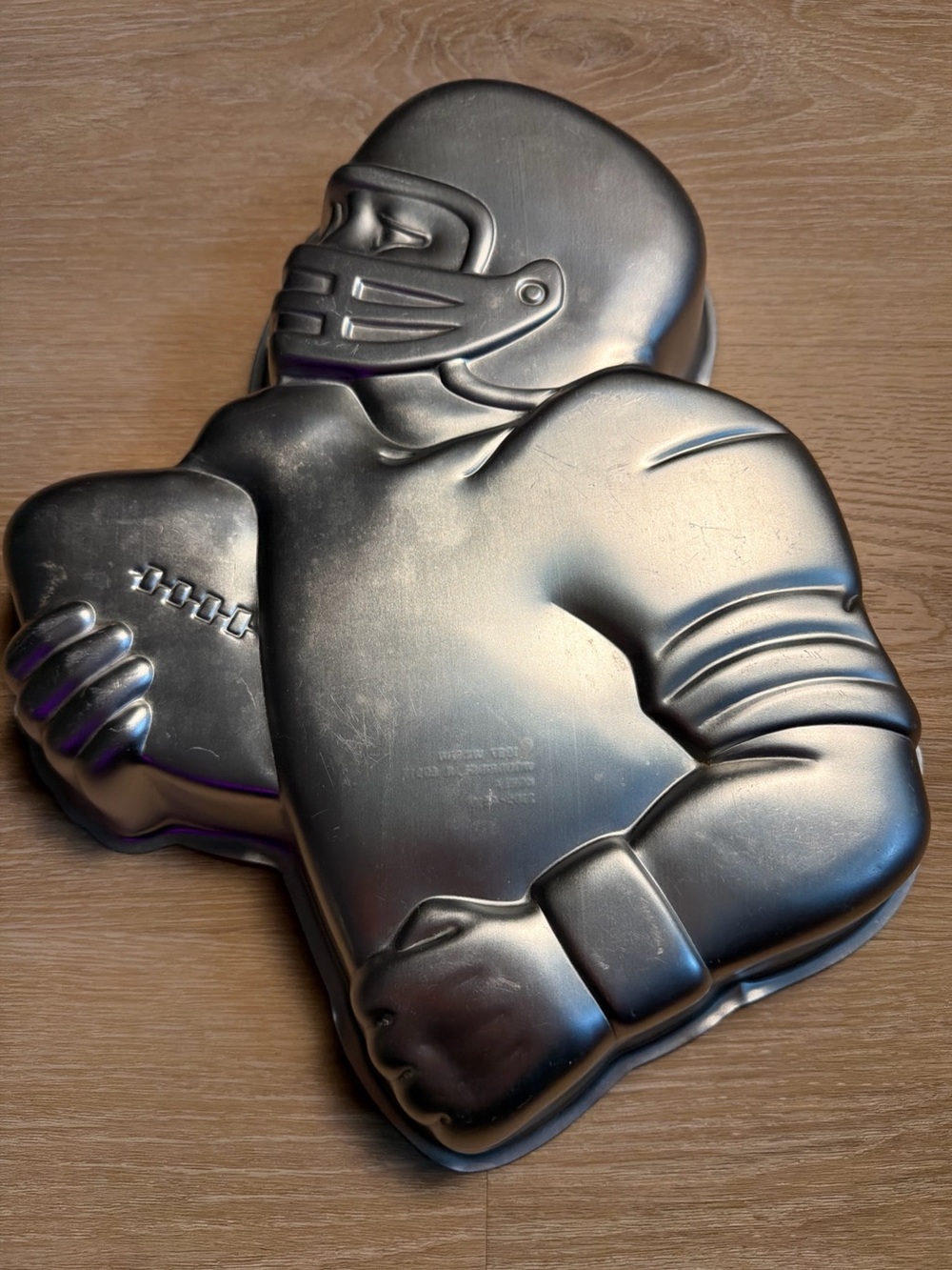 Vintage 1987 Wilton Football Hero Cake Pan Mold Super Bowl Party Bakeware 4610